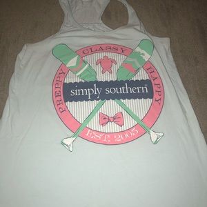 Simple Southern Blue Tank